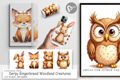 Derpy Gingerbread Woodland Paper Product Image 1