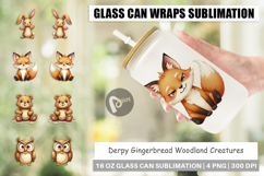 Derpy Gingerbread Woodland Glass Can Product Image 1