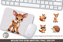 Derpy Gingerbread Woodland Mouse Pad Product Image 1