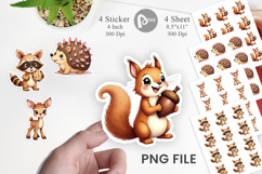 Derpy Gingerbread Woodland Sticker Product Image 1