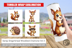 Derpy Gingerbread Woodland Tumbler Product Image 1