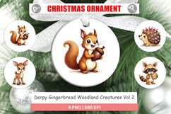 Derpy Gingerbread Woodland Ornament Product Image 1
