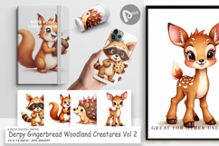 Derpy Gingerbread Woodland Paper Product Image 1