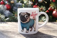 Derpy Sarcastic Holiday Dogs Sublimation Product Image 6