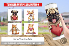 Derpy Valentine Pets Tumbler Product Image 1