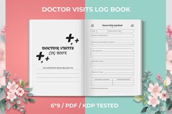 Doctor Visit Logbook. KDP Interior Product Image 1