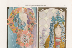 15 Art Nouveau Decorative Ornament Images Bundle Set 1 Product Image 3