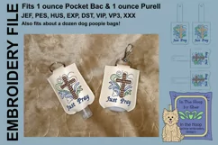 ITH Just Pray Hand Sanitizer Holder - Key Fob Product Image 1