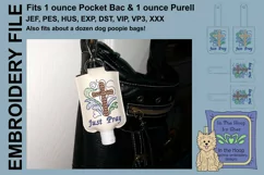 ITH Just Pray Hand Sanitizer Holder - Key Fob Product Image 3