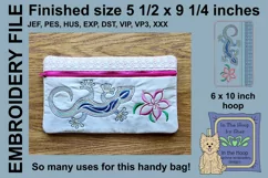ITH Gecko Zipper Bag Zipper Bag - Lined, 6x10 Product Image 1