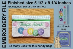 ITH Bingo Zipper Bag Zipper Bag - Lined, 6x10 Product Image 1