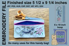 ITH Gecko Zipper Bag Zipper Bag - Lined, 6x10 Product Image 2