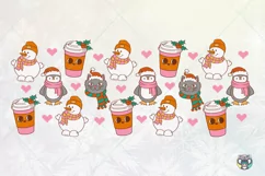 Christmas Glass Wrap Svg, Christmas Libbey Glass Can SVG Product Image 2