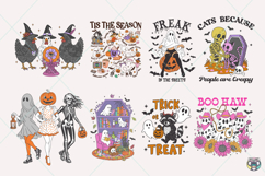 Retro Halloween Png Svg Bundle, Halloween Sublimation Design Product Image 3