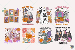 Retro Halloween Png Svg Bundle, Halloween Sublimation Design Product Image 4