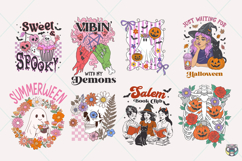 Retro Halloween Png Svg Bundle, Halloween Sublimation Design Product Image 7