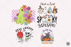 Retro Halloween Png Svg Bundle, Halloween Sublimation Design Product Image 5
