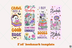 Retro Halloween Ghost Bookmark Bundle, Bookmark Template Product Image 5