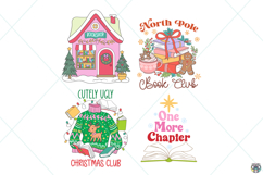 Christmas Bookish Png Bundle, Christmas Bookish stickers Product Image 5