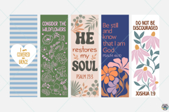 Christian Bookmarks PNG, Boho Printable Bible Verse Bookmark Product Image 6