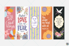 Christian Bookmarks PNG, Boho Printable Bible Verse Bookmark Product Image 8