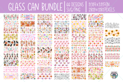 Libbey Glass Can Wrap Bundle SVG PNG, 16OZ Can Wrap Svg Product Image 1