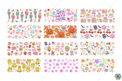 Libbey Glass Can Wrap Bundle SVG PNG, 16OZ Can Wrap Svg Product Image 2