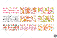 Libbey Glass Can Wrap Bundle SVG PNG, 16OZ Can Wrap Svg Product Image 7