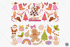 Christmas Libbey Glass Can Wrap SVG PNG, 16oz Can Wrap Png Product Image 3