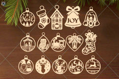 100 Christmas Ornaments Svg Bundle, Christmas Balls Svg Product Image 3