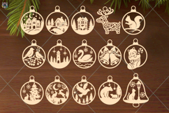 100 Christmas Ornaments Svg Bundle, Christmas Balls Svg Product Image 5