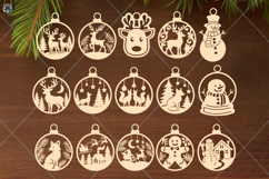 100 Christmas Ornaments Svg Bundle, Christmas Balls Svg Product Image 6