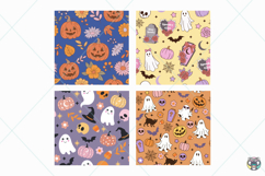 Halloween Digital Paper Bundle, Printable Digital Paper Product Image 2