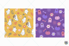 Halloween Digital Paper Bundle, Printable Digital Paper Product Image 5