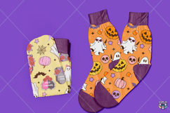 Halloween Digital Paper Bundle, Printable Digital Paper Product Image 6
