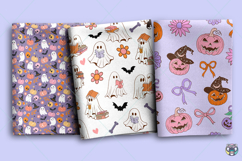 Halloween Digital Paper Bundle, Printable Digital Paper Product Image 7