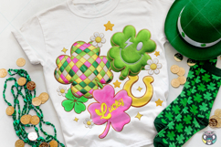 St Patrick's Day Png Bundle, Faux Yarn, Knitting Crochet Png Product Image 10