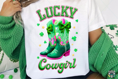 St Patrick's Day Png Bundle, Faux Yarn, Knitting Crochet Png Product Image 9