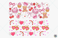 Valentines 16oz Libbey Glass Can Wrap Bundle SVG PNG Product Image 7