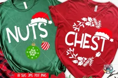 Chest Nuts Svg, Christmas svg, Christmas Matching Shirt Product Image 1