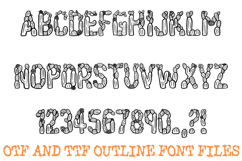 Desert Cactus Alphabet Lettering Font Prickly ABC OTF Type Product Image 2