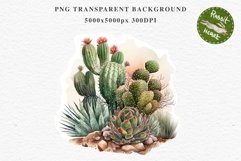 Desert Cactus Succulent Flowers Floral Clipart PNG Scrapbook Nursery Watercolor Transparent wedding invitation shirt designs sublimation printable digital bloom watercolor Desert Cactus, flowers clipart, victorian floral nursery art, spring, wedding 