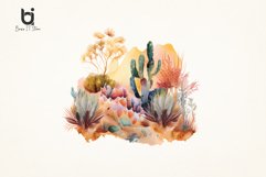 Desert Garden Watercolor Sublimation PNG Bundle Product Image 2