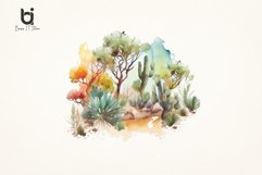 Desert Garden Watercolor Sublimation PNG Bundle Product Image 3