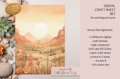 Prairie Animals Craft Sheets - 3 Printable JPEG File Product Image 4