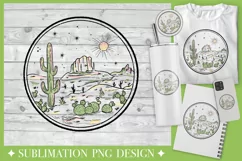 Desert PNG Western sublimation design