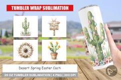 Desert Spring Easter Cacti Tumbler Product Image 1