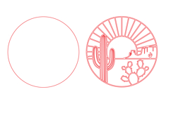 Desert sunset laser cut SVG Product Image 2
