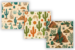 cactus seamless pattern, digital paper desert, sage green design, terracotta color scheme, sandy texture background, arid landscape wallpaper, southwest theme design, bohemian desert vibes, watercolor cactus spines, minimalist desert decor, earthy color p