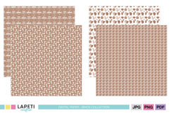 brown scrapbook paper